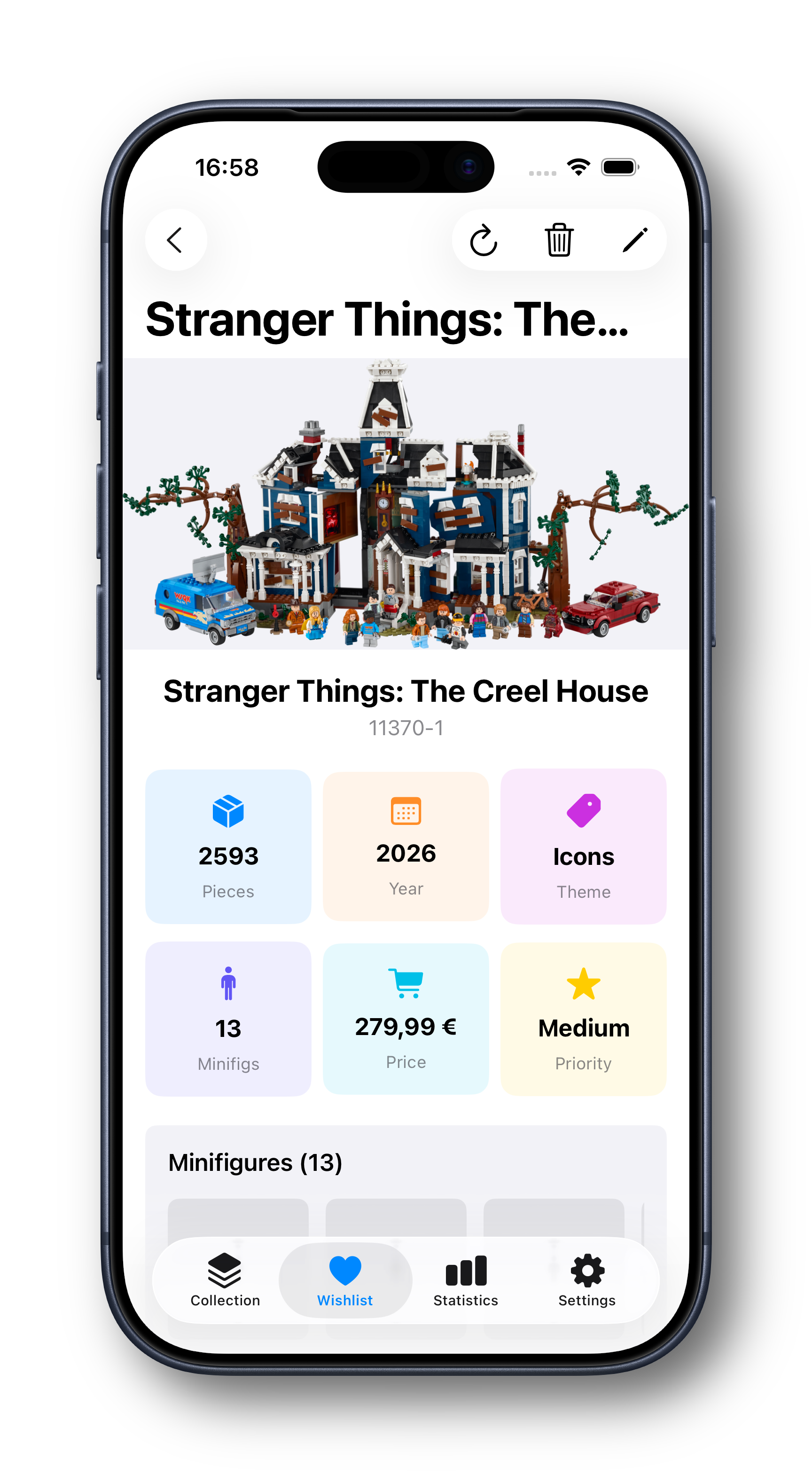 Wishlist Set Details